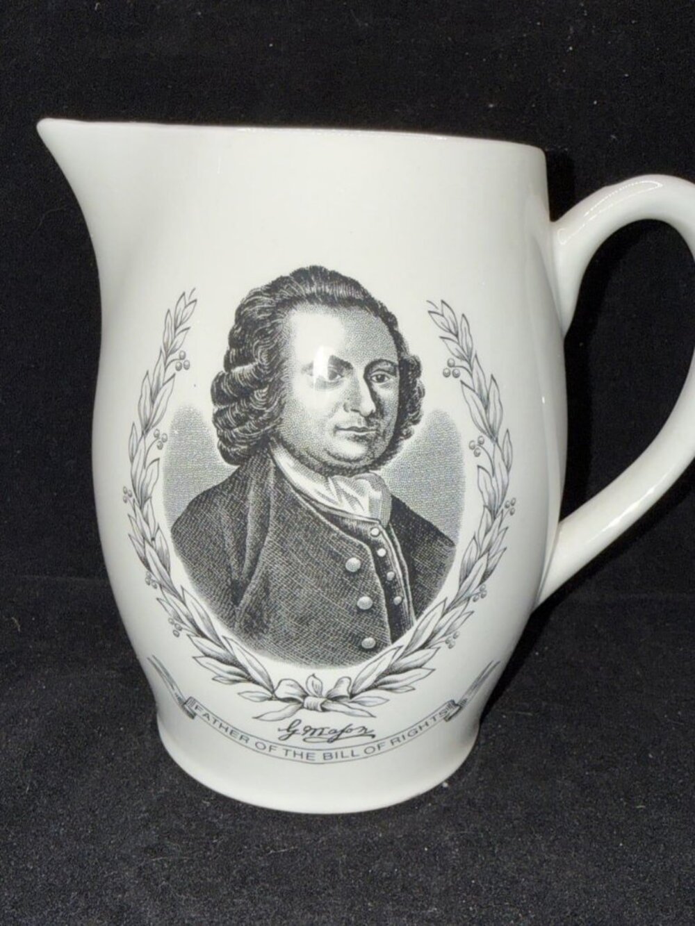 Old English Staffordshire Ware Pitcher Jonroth George Mason